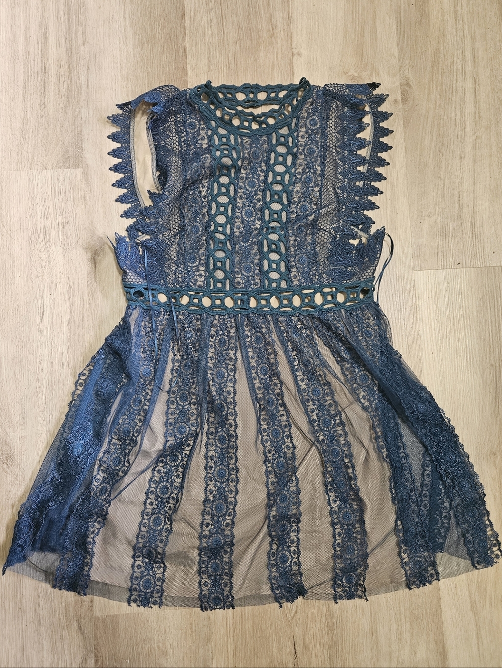 Free People Forever Lace Babydoll Dress